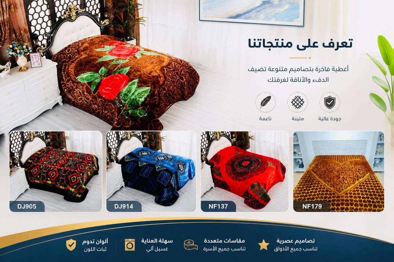 بطانيات فاخرة